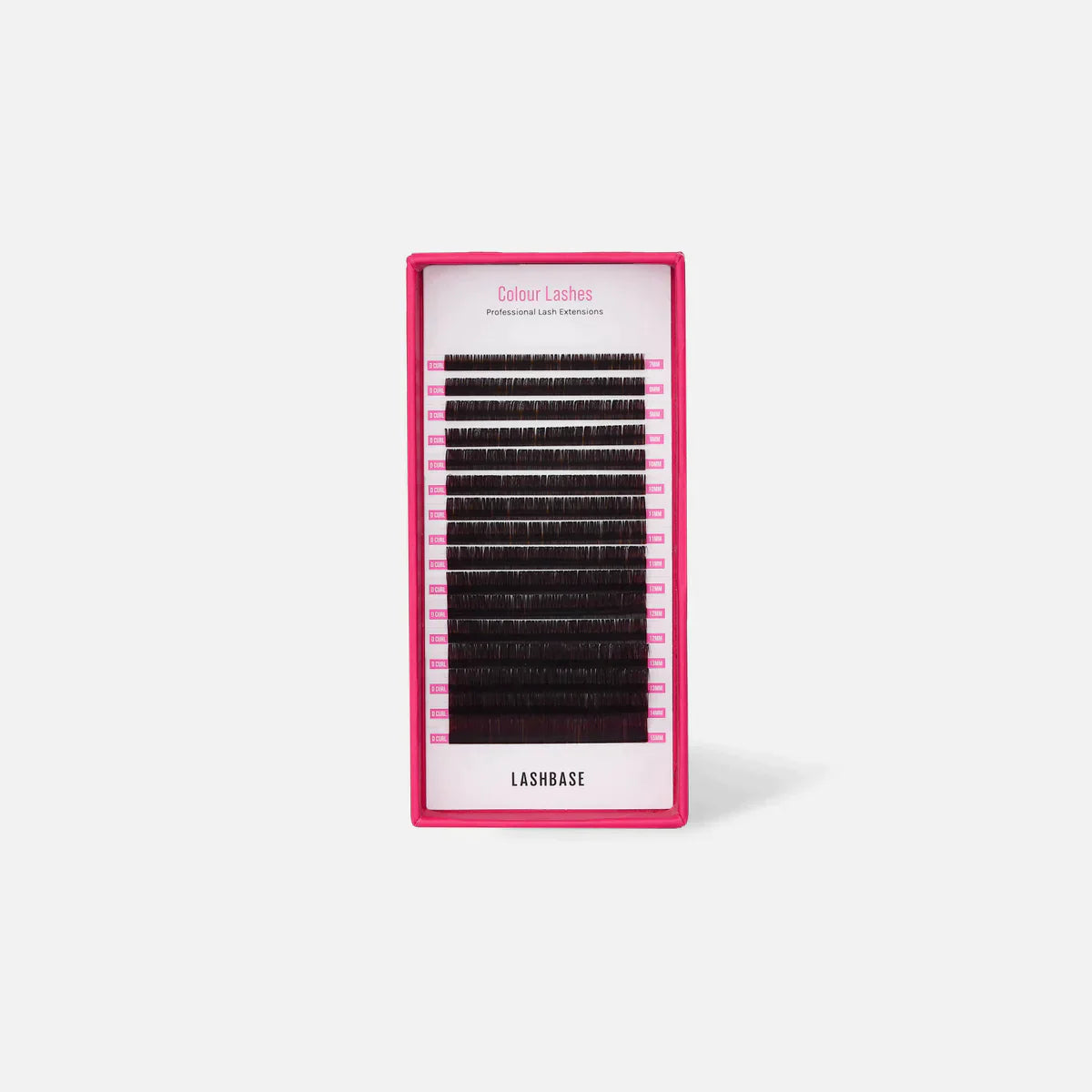LashBase 0.05 Colour Lashes Dark Brown Spencer Artistry
