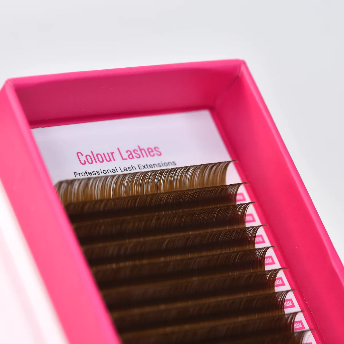 NEW LashBase Colour Lashes Light Brown Spencer Artistry