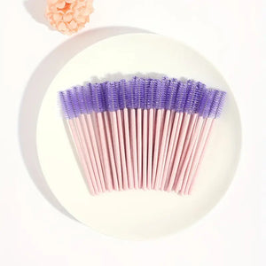 Wheat Straw Handle Mascara Wands 50pcs