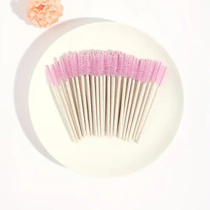 Wheat Straw Handle Mascara Wands 50pcs