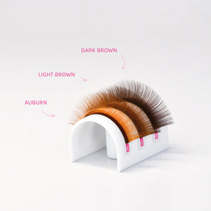 Auburn Brown lashes