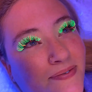 LashBase Colour Lashes Neon Green