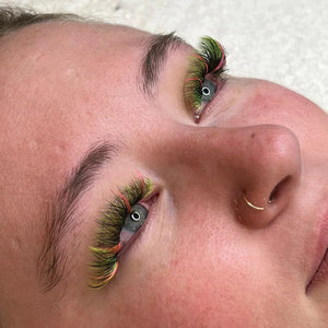 LashBase Colour Lashes Neon Green