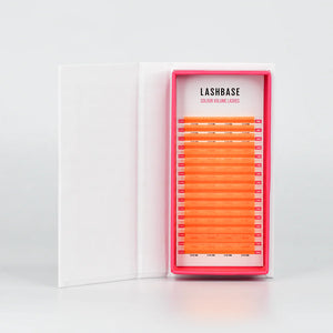 LashBase Colour Lashes Neon Orange