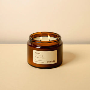 Soy Candle - Yarra  in Fig Leaf & River Berries